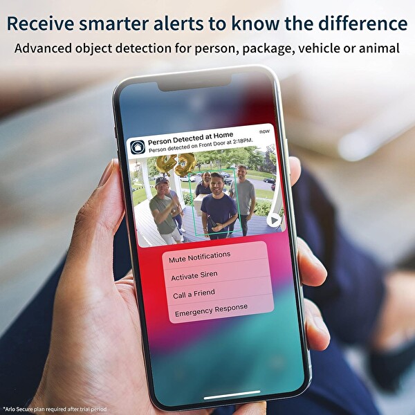 Arlo Pro 3 Floodlight Kablosuz Güvenlik 2K ve HDR Siyah Kamera