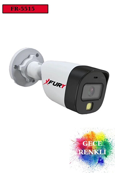 Fury Gece Renkli 5 MP Lens 1080P Full HD AHD Güvenlik Kamerası Ultra Led Renkli Gece Görüş Kamera