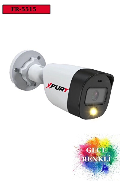 Fury Gece Renkli 5 MP Lens 1080P Full HD AHD Güvenlik Kamerası Ultra Led Renkli Gece Görüş Kamera