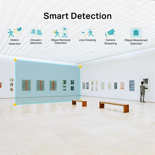TP-Link VIGI C240(2.8MM) 4MP Full-Color Dome IP Kamera 1/3