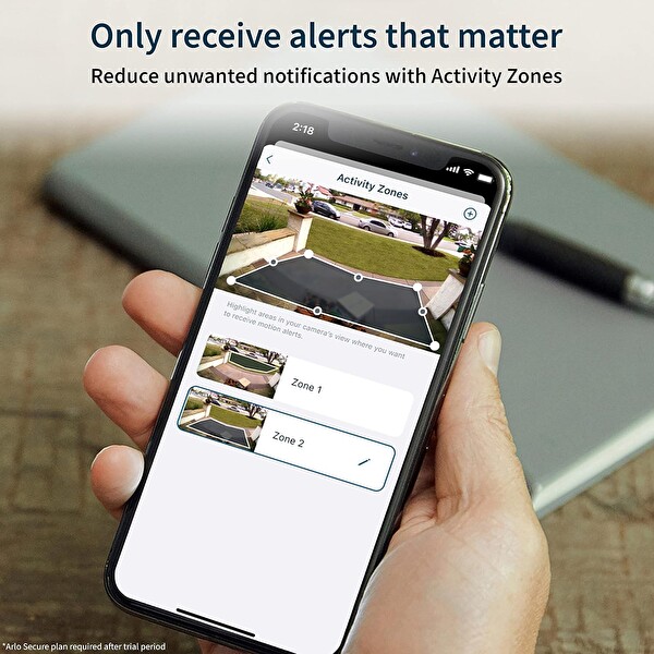 Arlo Ultra 2 Spotlight Kablosuz Ev Güvenlik Kamerası Eklenti - Siyah