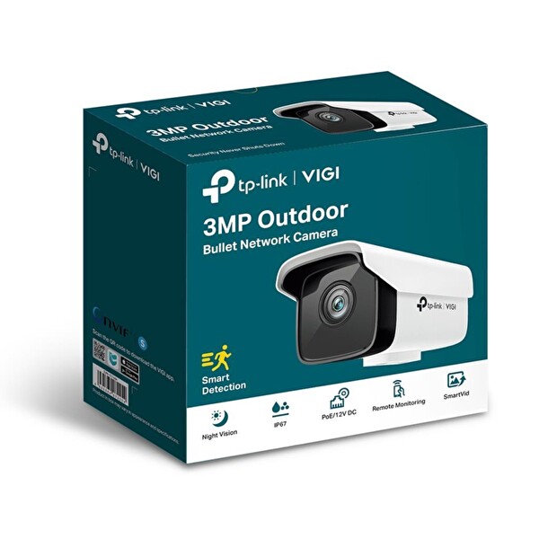 TP-Link VIGI C300HP-4 3MP 4MM Bullet Kamera (1/2.7