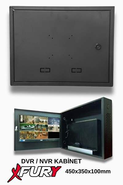Fury DVR Pano NVR CCTV Rack Kabinet ve Monitör Koruma Kutusu 1U 19