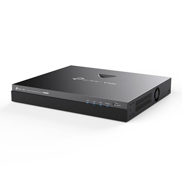 TP-Link VIGI NVR2016H-16P 16 Kanal NVR (H.265+4K (2CH 8MP-16CH 1MP) PoE 90W Kayıt Cihazı