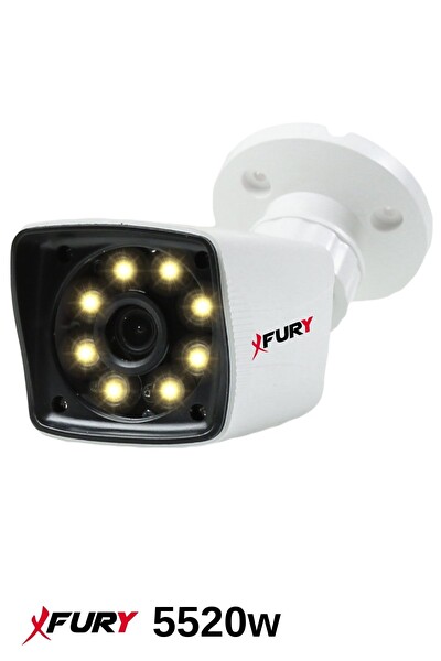 Fury 16 Kameralı 5 MP Lens 1080p 2 MP ColorGörüntü 8 Warm Led Gece Görüş FHD Güvenlik Kamera 5525W 500 GB
