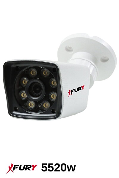 Fury 16 Kameralı 5 MP Lens 1080p 2 MP ColorGörüntü 8 Warm Led Gece Görüş FHD Güvenlik Kamera 5525W 500 GB