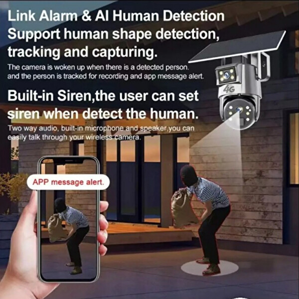 Yoosee YS-SO10 Pro Ubox Solar Gece Görüşlü Kamera