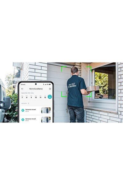 Xiaomi CW400 Dış Mekan Kamerası 4MP 2.5K 360 Derece Hareketli İnsan Algılama ve Takip