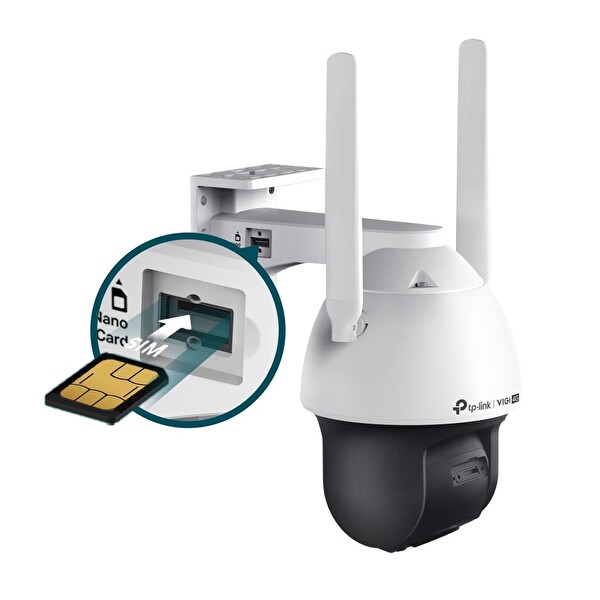 TP-Link VIGI C540-4G 4MM Lens 4 MP Full Color İnsan Araç Algılama Kamera