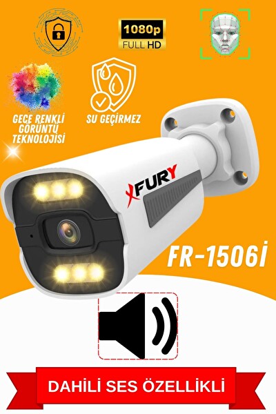 Fury 16 Kameralı Sesli 4 MP Gece Renkli Su Geçirmez IP Güvenlik Kamerası Seti 1506s 500GB