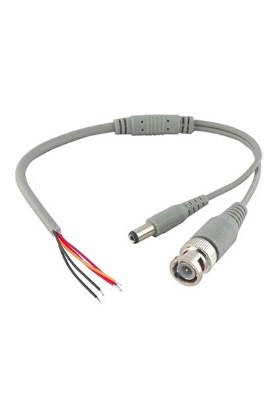 Fury BNC DC Kablolu Güvenlik Kamerası Sistemleri 30 CM Jack