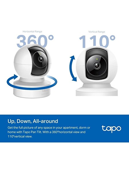 TP-Link TP Tapo C222 Ev İçin Pan-Tilt Kablosuz Kamera