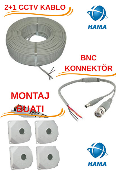 Snrelk HAMA 8 Kameralı 500 GB Gece Görüşlü Full Güvenlik Kamerası Seti