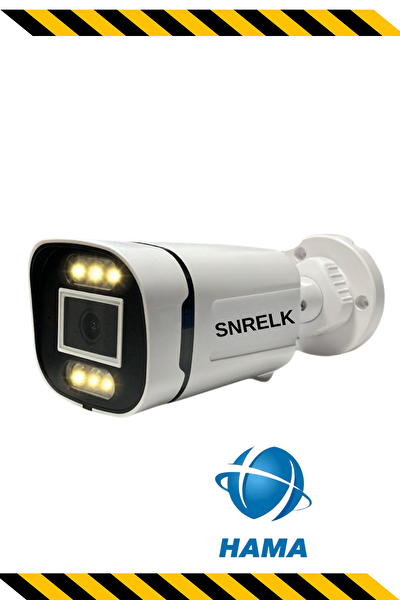 Snrelk 6X LED Warm Lıght 1080P FHD Geniş Açı Renkli Gece Görüşlü (IR) Kamerası