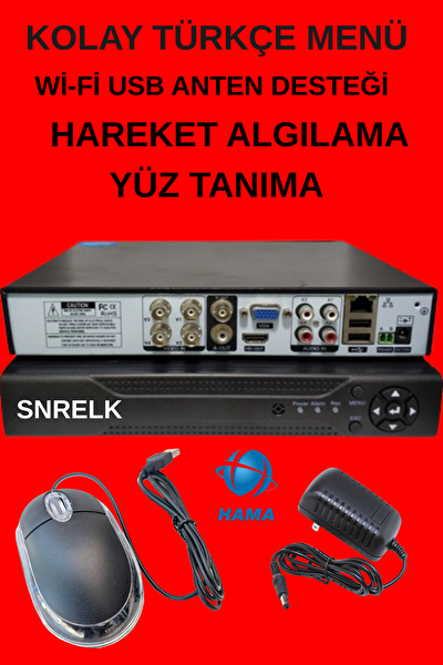 Snrelk Sencrom Hama 1080P FHD Renkli 320 GB Gece Görüşlü (IR) Kamera Set - 3 Adet