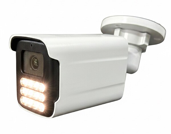 Bises 1'li Araç İnsan Yüz Tanımalı Hareket Algılayan 5 MP Lens 15 Warm Led Gece Renkli Kamera Seti 5915W
