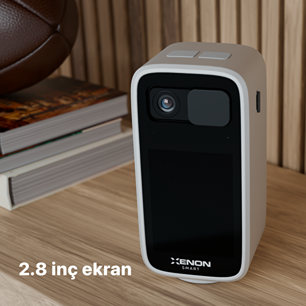 Xenon Smart 2K QHD WiFi Güvenlik Kamerası Akıllı Ekranlı Çift Yönlü Sesli 256 GB 2'li Kamera Seti