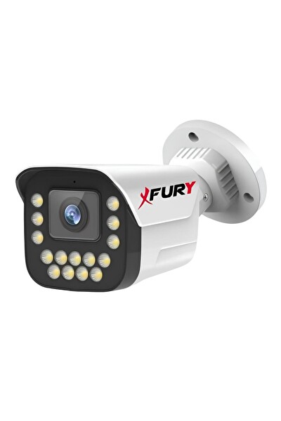 Fury 15 Warm LED Gece Renkli Görüntü Dış Mekan Uyumlu Su Geçirmez Gece Görüşlü (IR) Güvenlik Kamerası