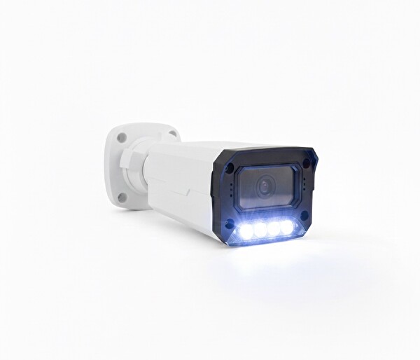 Bises 6'lı Araç İnsan Yüz Tanımalı Hareket Algılayan 5 MP Lens 4 Warm Led Gece Renkli Kamera Seti 3404W