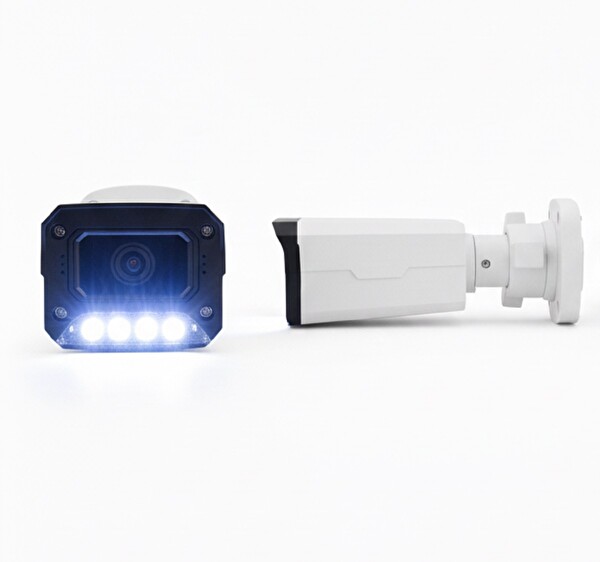 Bises 6'lı Araç İnsan Yüz Tanımalı Hareket Algılayan 5 MP Lens 4 Warm Led Gece Renkli Kamera Seti 3404W