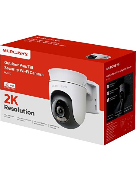 Mercusys MC510 Outdoor Pan/Tilt Security Wi-Fi Camera