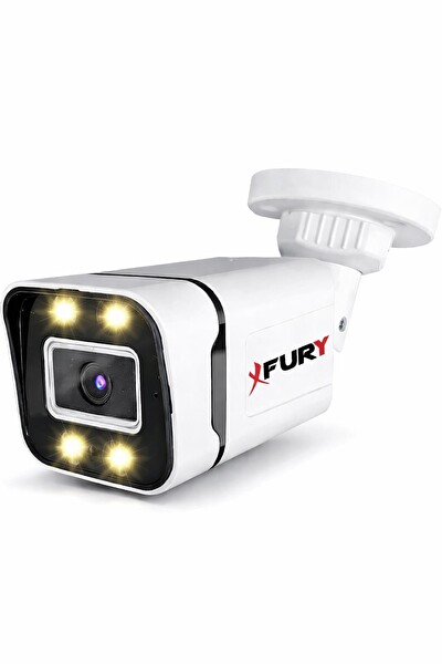 Fury 4 Ultra Warm LED Gece Renkli Görüntü Dış Mekan Uyumlu Su Geçirmez Gece Görüşlü (IR) Güvenlik Kamerası