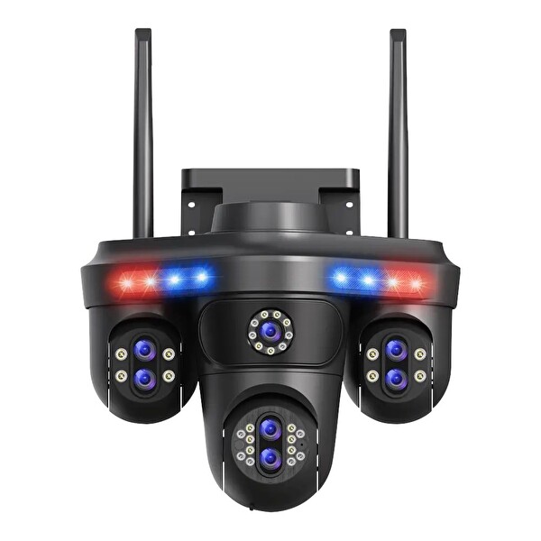 MPIA Shiro 16 MP Full HD 4 Lensli Sesli Görüşmeli Wi-Fi İp Güvenlik Kamerası