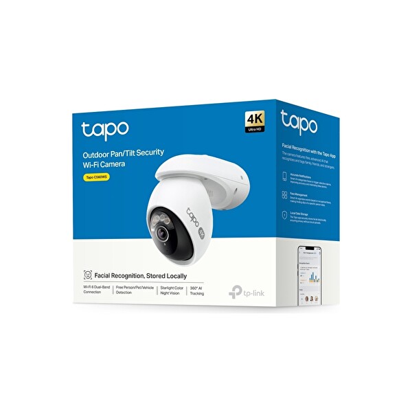 TP-Link Tapo TC46 Dış Mekan 4K Wi-Fi Güvenlik Kamerası
