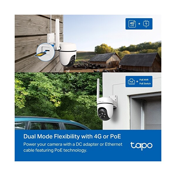 TP-Link Tapo C501GW Speed Dome Full HD 360 Derece Gece Görüşlü IP Güvenlik Kamerası