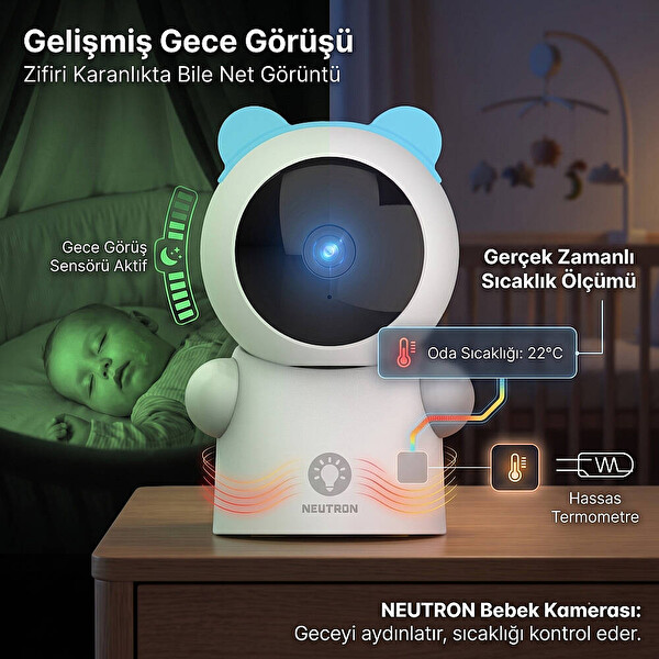 Neutron NTL-BC-05M Mavi Bebek Kamerası