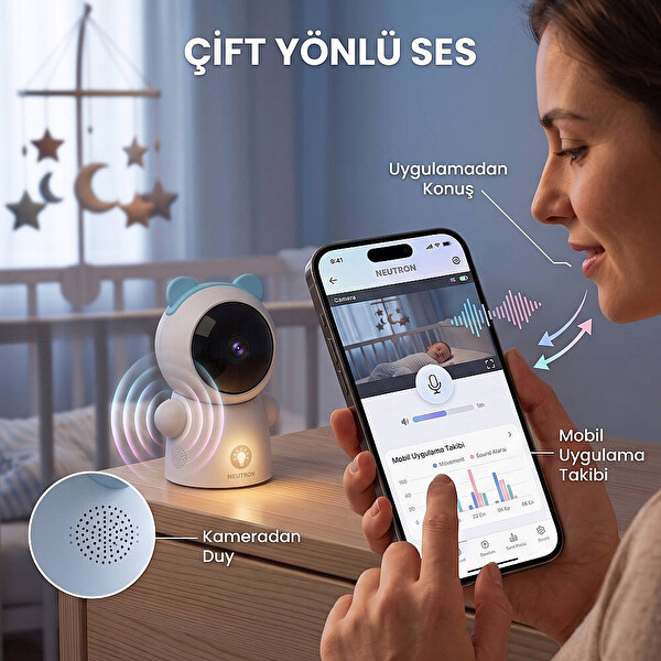 Neutron NTL-BC-05M Mavi Bebek Kamerası