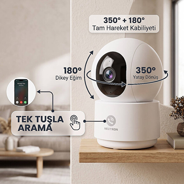 Neutron NTL-IP15-3MP Akıllı Ev Kamerası