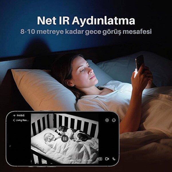 Neutron NTL-PT-16-3MP İç Mekan Kamerası Evcil Hayvan ve Güvenlik Kamerası