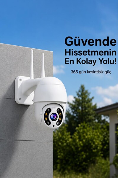 Torima CMR41 360 Derece Dönebilen WiFi Beyaz Akıllı IP Güvenlik Kamerası