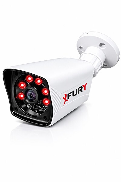 Fury 1 Kameralı Güvenlik Kamera Seti 2 MP 1080P Full HD 6 Atom LED Gece Görüşlü 1 TB HDD 5525