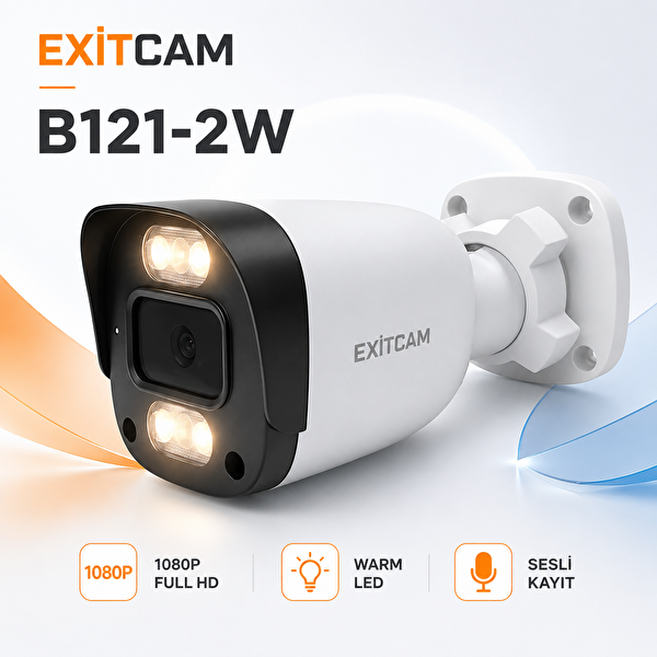 ExitCam 16 Kameralı Full HD Sesli AHD Güvenlik Seti – 320 GB HDD 240 Metre Kablo Renkli Gece Görüşü