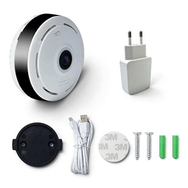 Avenir AV-S223P 3MP Panaromik WiFi Tavan Kamera
