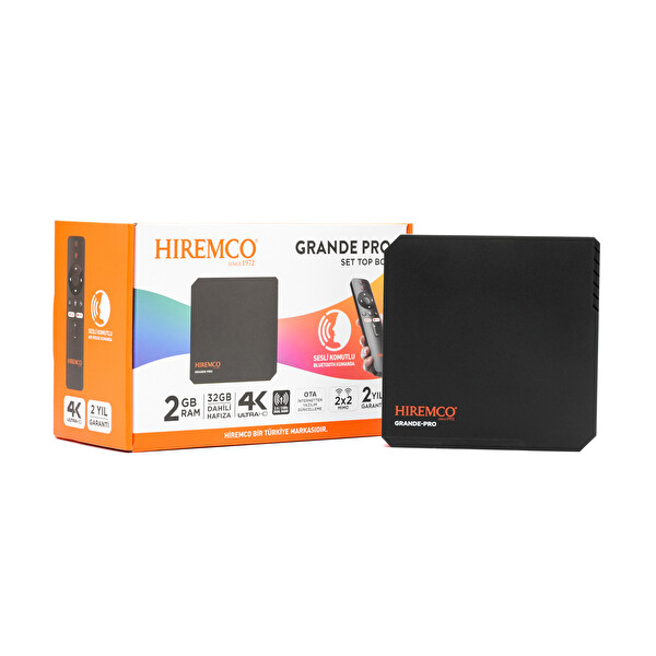 Hiremco
										 Grande Pro 2-32 GB Android Box