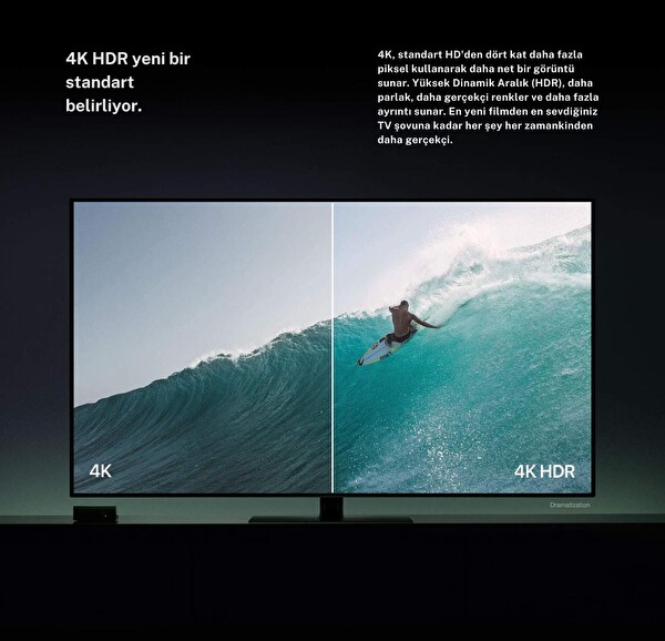 Apple TV 4K 64 GB MP7P2LL/A 5. Nesil