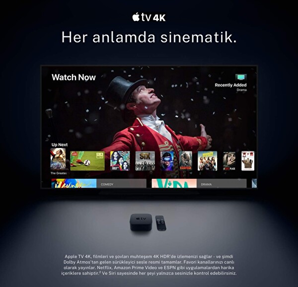 Apple TV 4K 64 GB MP7P2LL/A 5. Nesil