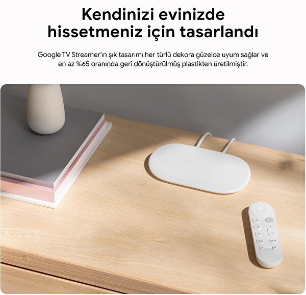 Google TV Streamer 4K 32 GB Voice Remote