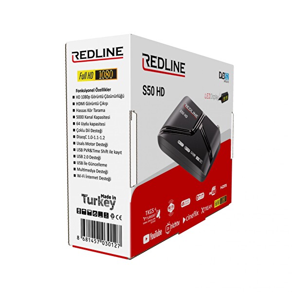 Redline S50 HD Uydu Alıcısı