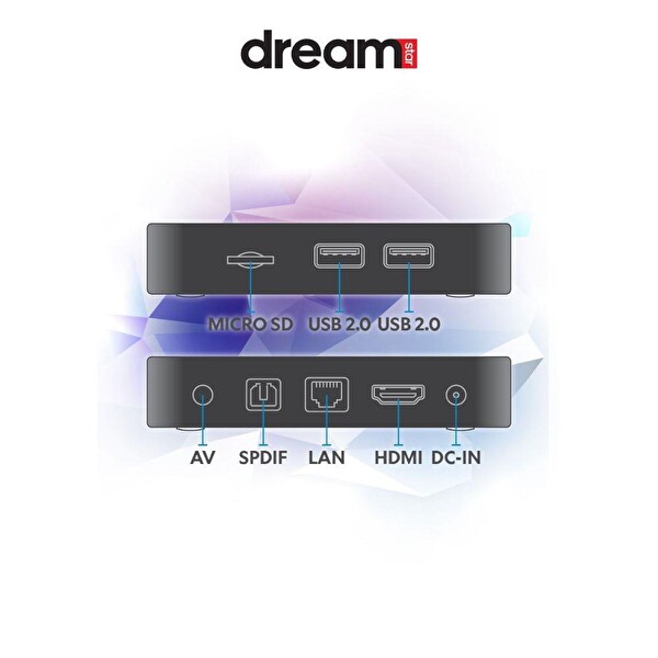 Dreamstar i3 Plus Android TV Box 2 GB RAM 16 GB Hafıza