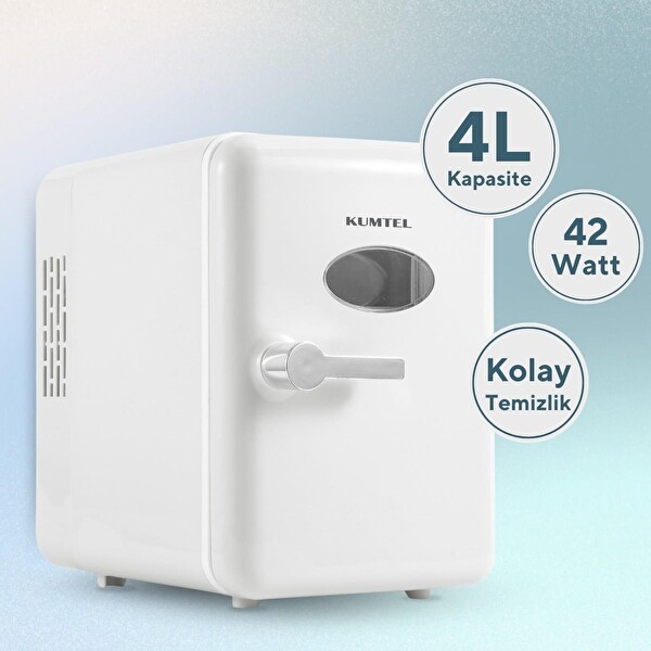 Kumtel HMFR-01 4 L Beyaz Mini Buzdolabı