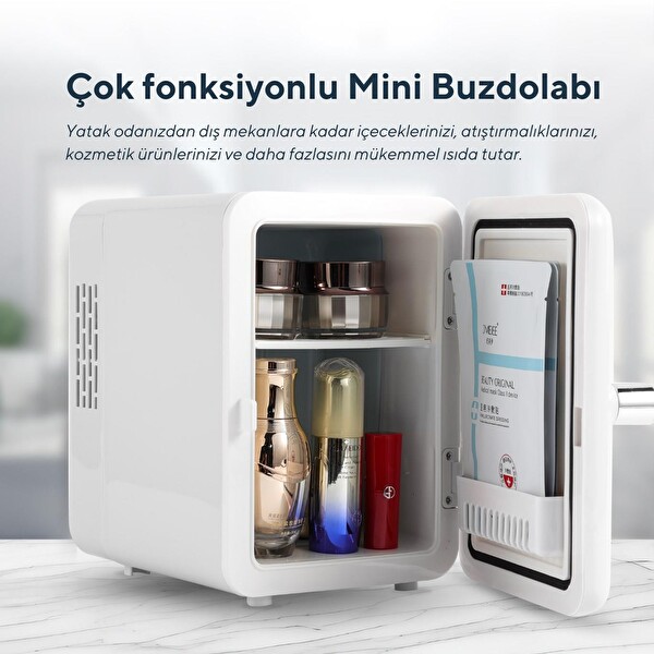 Kumtel HMFR-01 4 L Beyaz Mini Buzdolabı