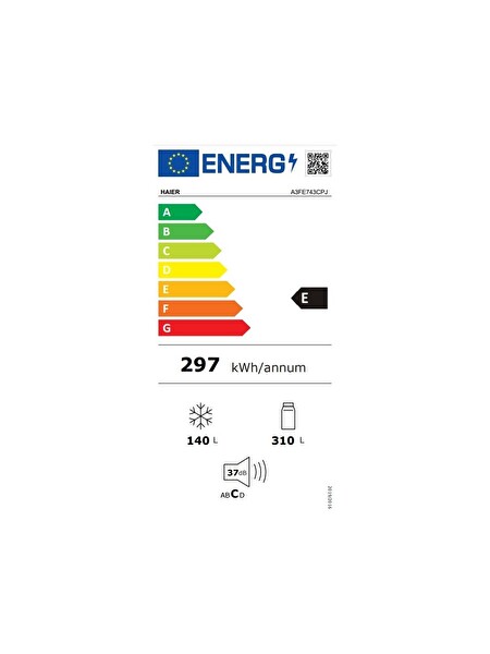 Haier A3FE743CPJ 450 L No-Frost Buzdolabı