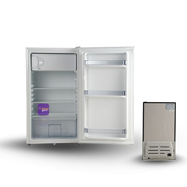 Cool Life Çift Sistem Dijital Göstergeli 12 / 24 / 220 V 91 L Siyah Buzdolabı