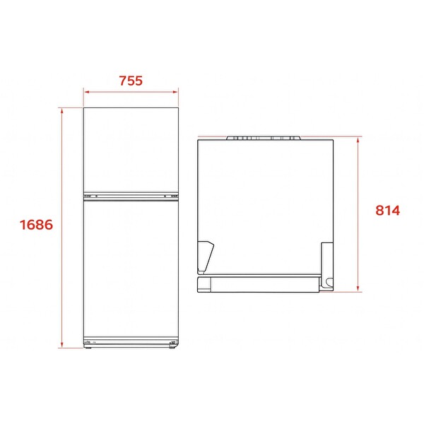 Teka RTF 54760 SS 75 CM 535 L Inox No Frost Solo Buzdolabı