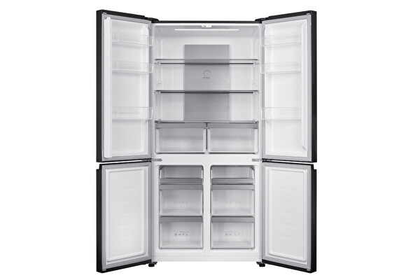 Tommatech TSB-191600-SMP 600 L 4 Kapılı Buzdolabı Dark Inox