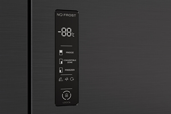Tommatech TSB-191600-SMP 600 L 4 Kapılı Buzdolabı Dark Inox